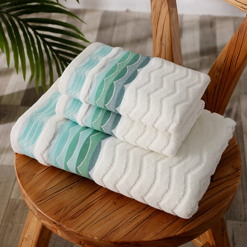 BLX 2024 New Fashion Top Quality  bath towel Wholesale custom cotton towel set Comfortable soft  beach towel