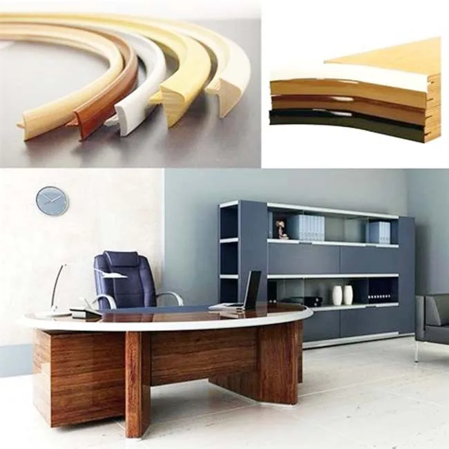 3/4' 18 mm 19 mm Vinyl Plywood Edge Plastic Trim T-Molding For Arcade Cabinet Bartop