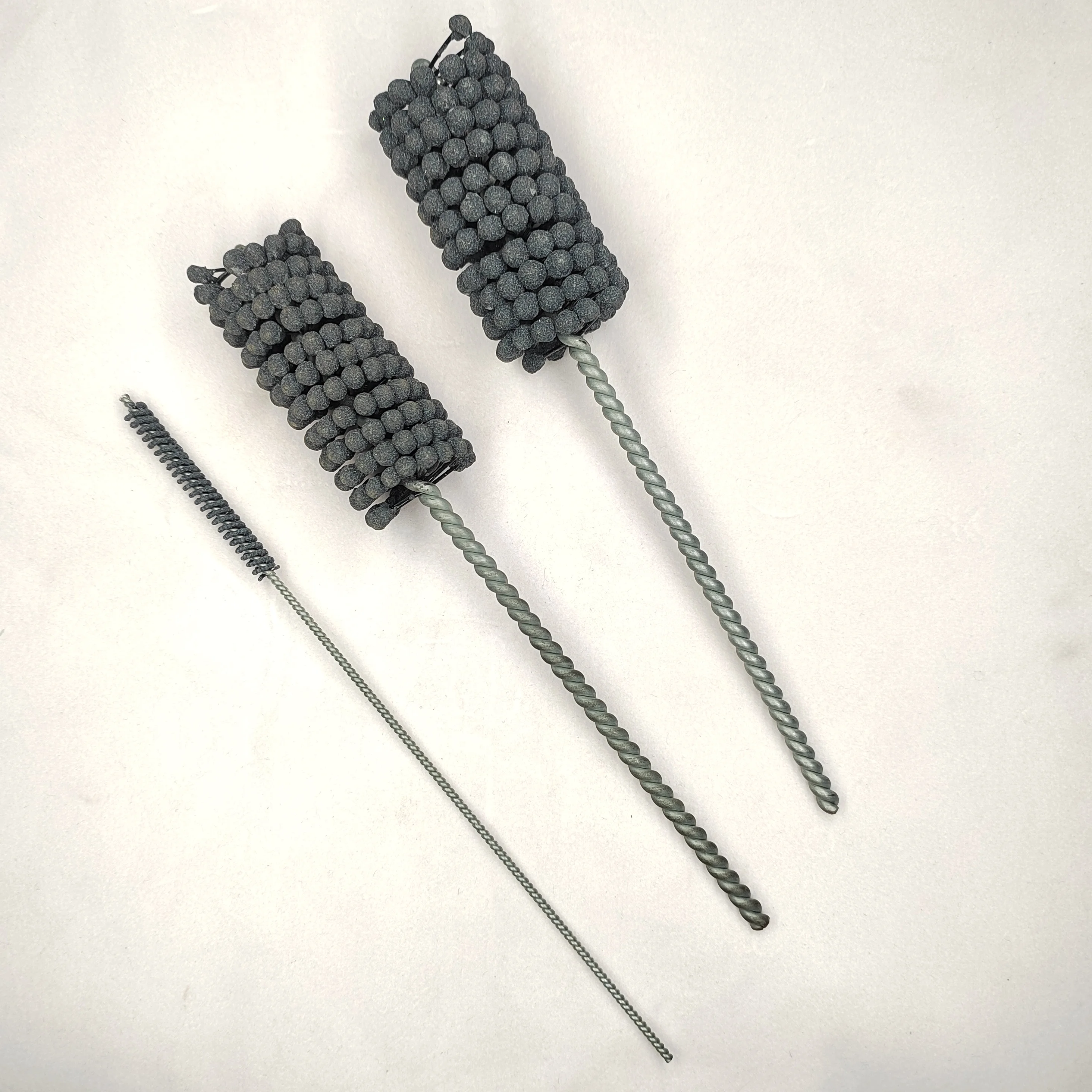 Flexible cylindrical silicon carbide cylinder honing tool honing brush