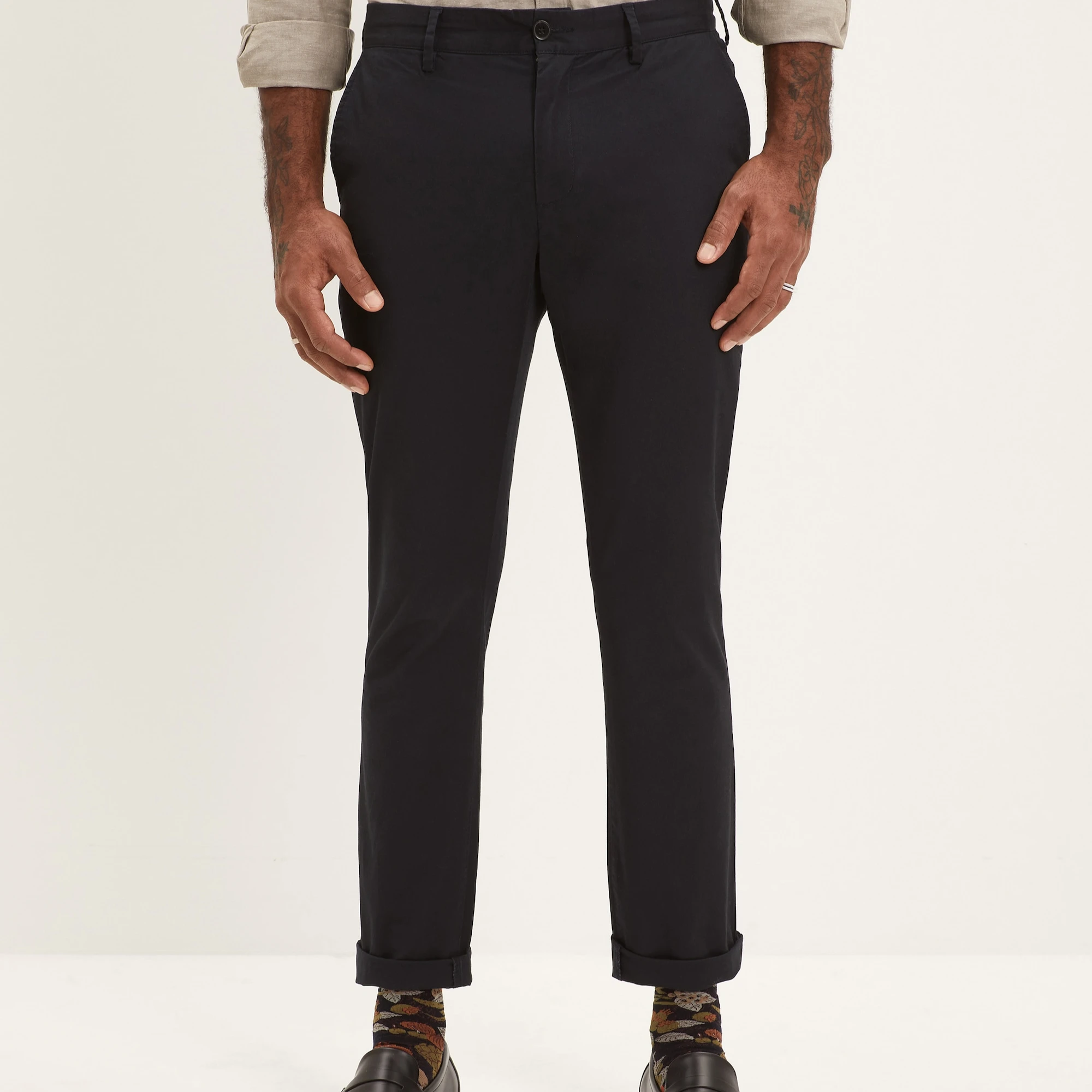 Мужские новые длинные брюки для отдыха высокого качества, повседневные брюки на заказ, брюки-Чино с карманами, облегающие брюки