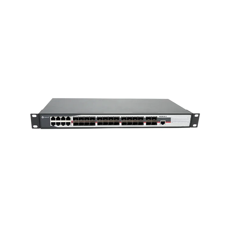 Заводские оптоволоконные порты 1 г/10 г 24 * GE 4*10 г оптоволоконные порты 8 GE комбинированные электрические порты управляемый Промышленный Коммутатор Ethernet IP40
