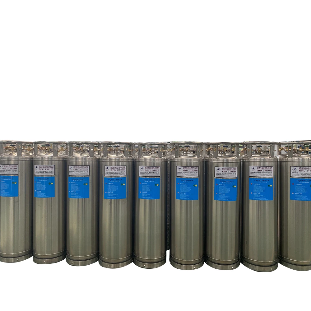 Low Work Pressure Welded Insulated Cylinder 175L 195L 210L Manufacture Liquid Cryogenic Cylinder