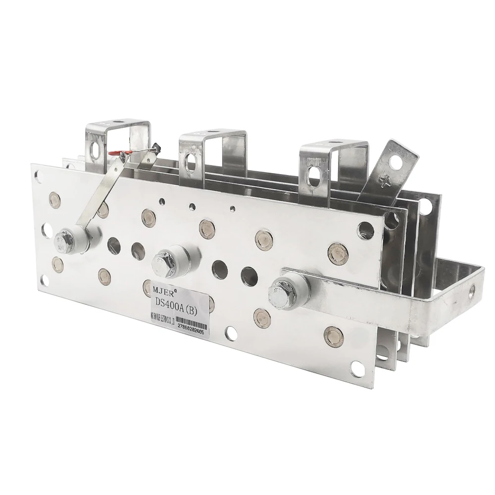 3 Phase Aluminum Bridge Rectifier Positive and Negative Same Side DS400A(B) 280mm*98mm*4P for Welding