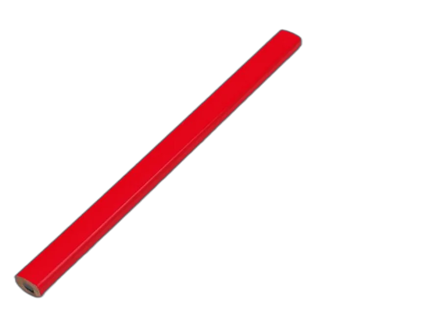 Carpenter Pencil with Octagonal Red Hard Black Lead Woodworking Marking Tool for Woodworking and Construction Projects