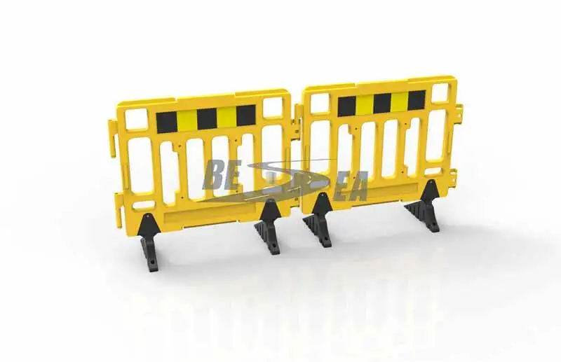 1.1 Meter Road Safety Heavy Base Hdpe Fencing Polyethylene Plastic Water Fill Road Door Barrier