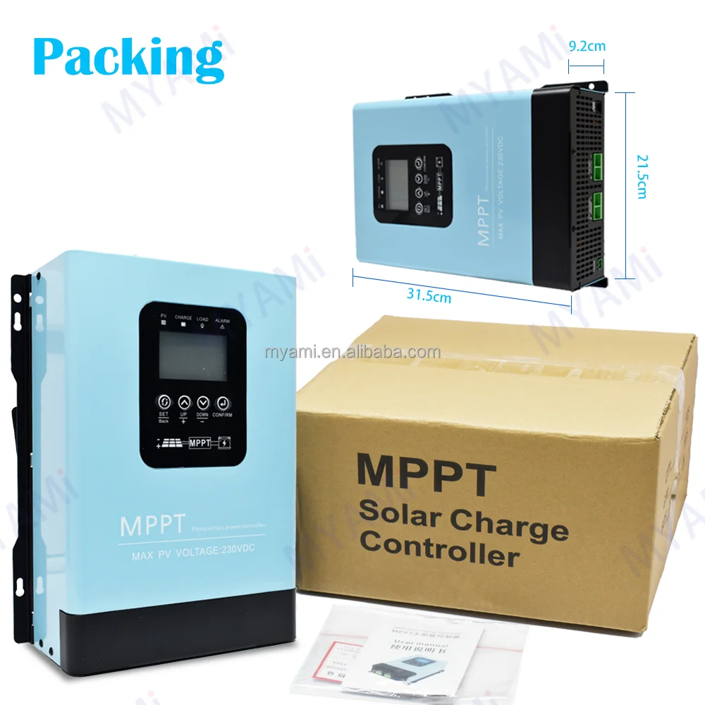 MYAMi 120A 12V 24V 36V 48V 60V 72V 84V 96V Off-grid Solar System Battery Charge RS485 Mppt Solar Charge Controller