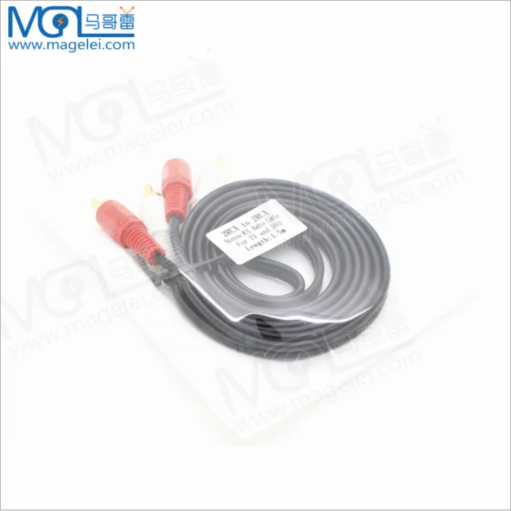 OEM Stereo RCA Cable High-performance Premium Audio 2rca to 2rca Interconnect Cable Double RCA Male to Male Wire For Computer