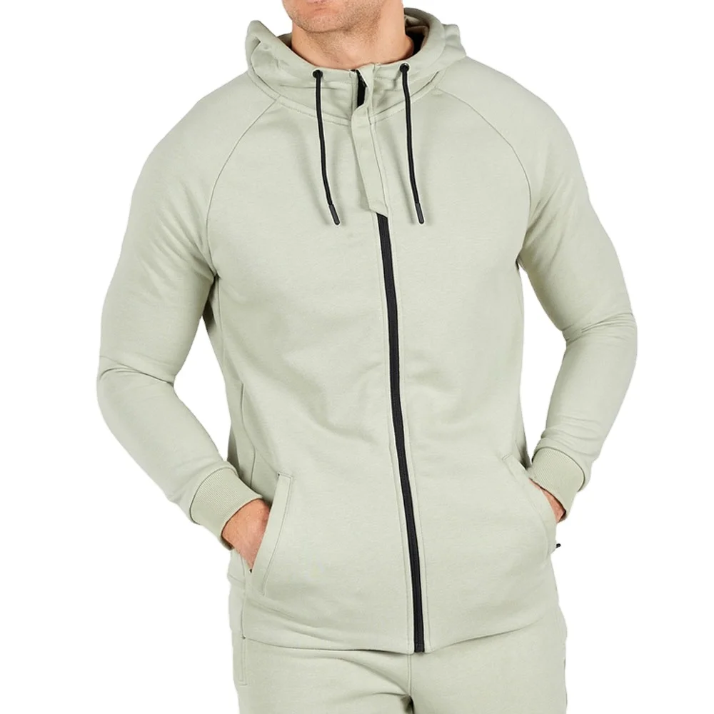 Metro custom logo autumn winter long sleeve zip up gym pullover hoodie jacket mens high quality blank cotton athletic hoodies