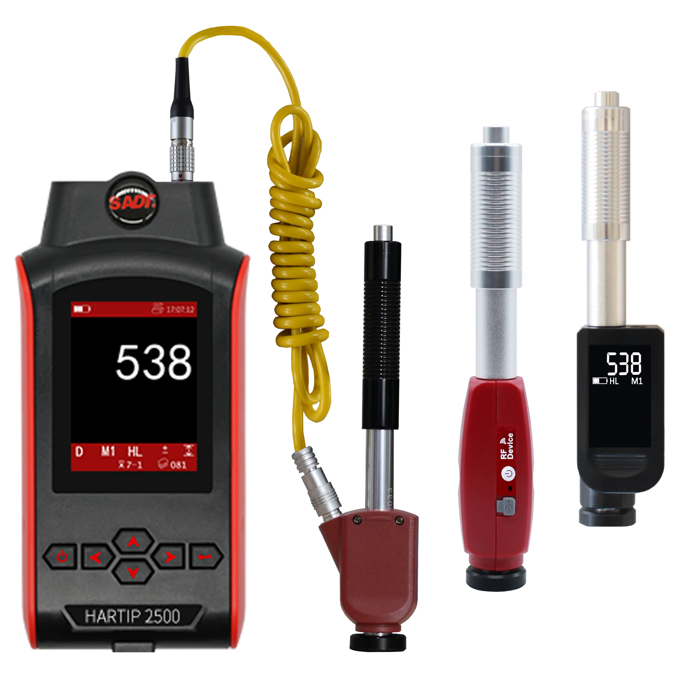 Portable Hardness Tester manufacturer HARTIP2500 with big color display ,+/-2 HLD, auto impact direction