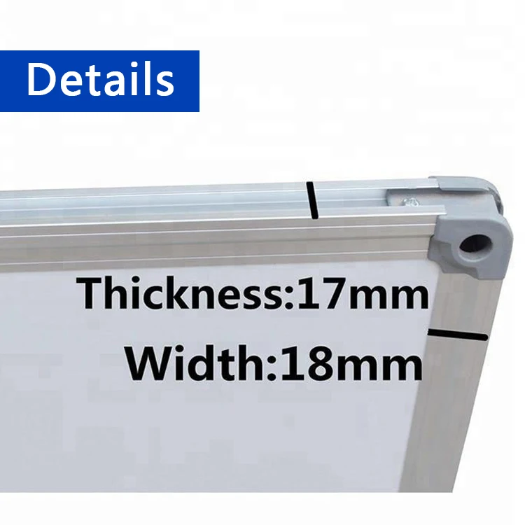 Professional manufacturer lacquered steel dry erase magnetic white board for School Meeting