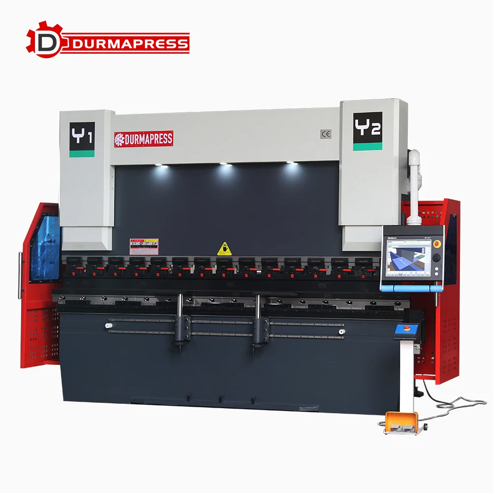 160ton 4000mm 4+1 axis servo motor hydraulic cnc press brake with delem DA66T system bending machine