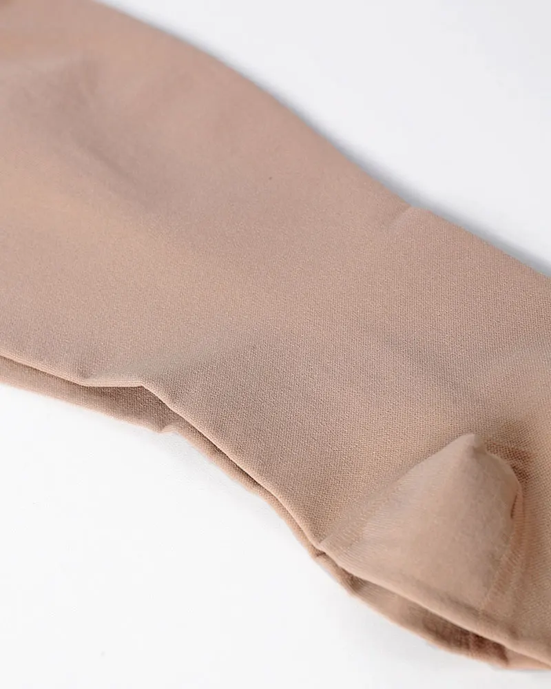 Factory Wholesale Knee High 20-30 mmHg Gradual Varicose Compression Socks Basic Care Medical Open Toe Compression Stockings