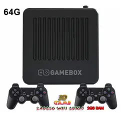 WFUN Super Game Box G11 64/128GB 10000+ Games Dual System 4K HD Wireless Retro Arcade Video Game Consoles for PSP/N64