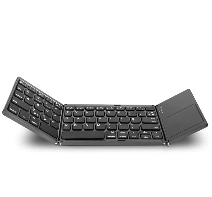 DP Portable Thin Folding Keyboard Foldable BT Wireless Keypad for IOS / Android / Windows ipad Tablet phone