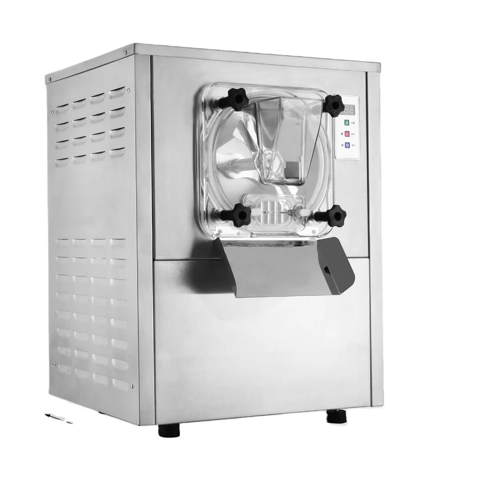 Commercial Ice Cream Sorbet Making Batch Freezer Gelato Machine Hard Ice Cream Machine