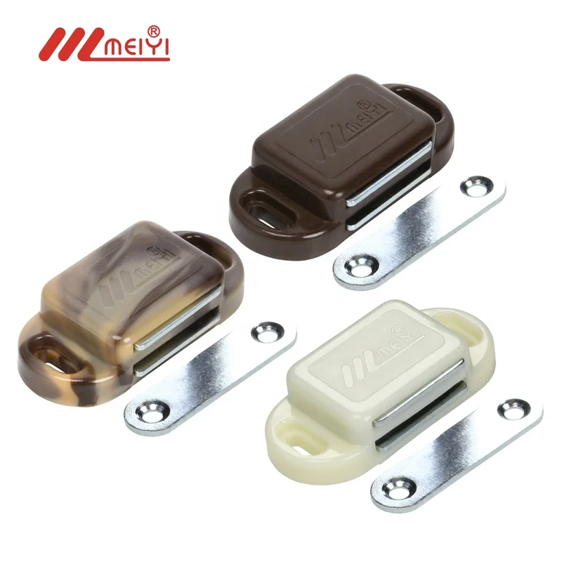 meiyi industrial powerful magnetic door catch with plastic plate