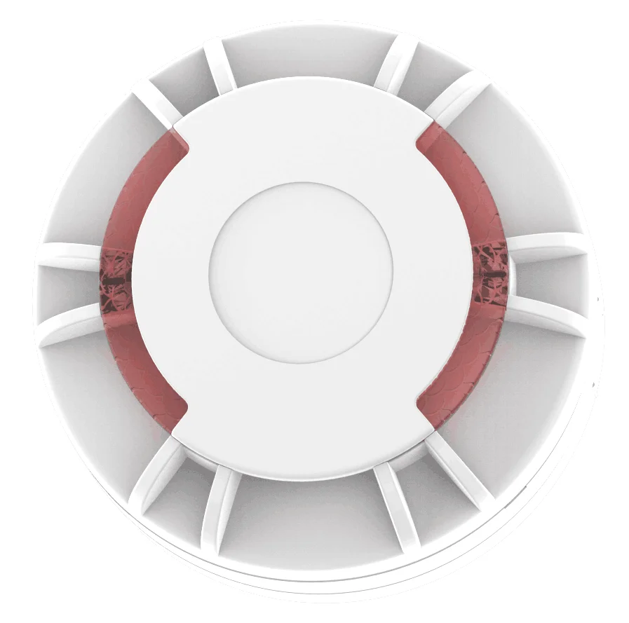 Hot sale wired smoke detector 12V smoke sensor with LED indicator