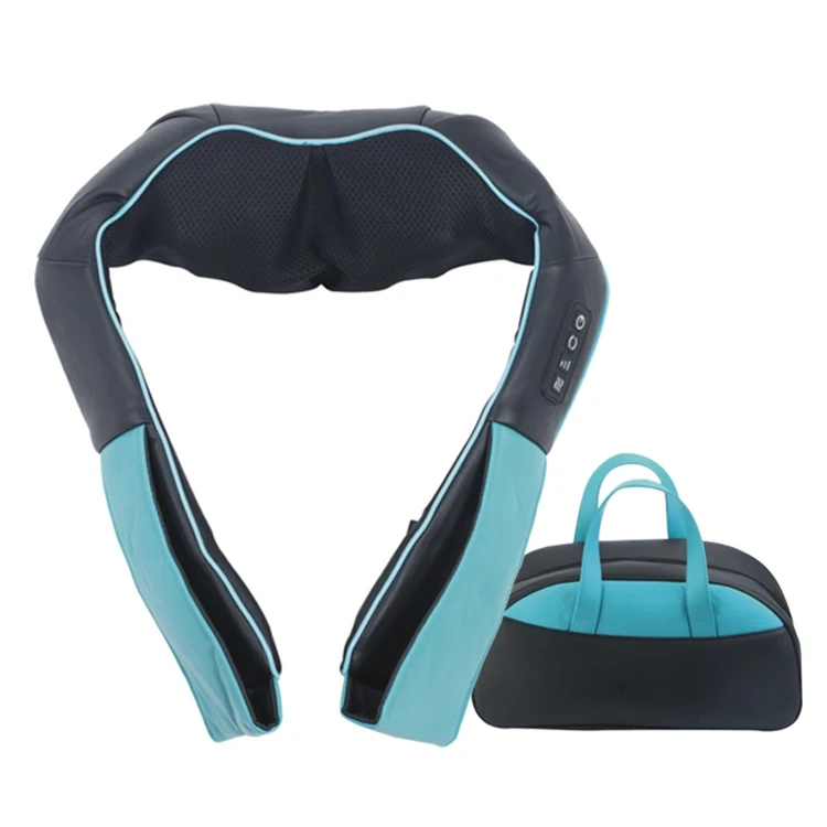 Best selling smart electronic deep kneading shiatsu heated wireless neck and shoulder massager