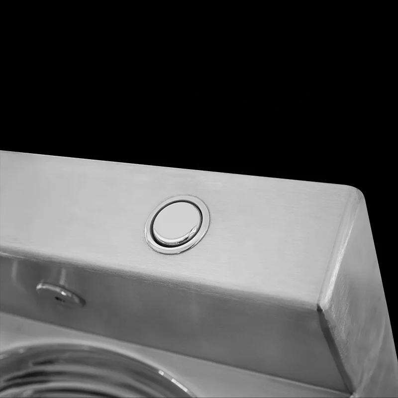 Kuge wall mounted vandal-resistant 304 prison stainless steel wash basin for secure sector