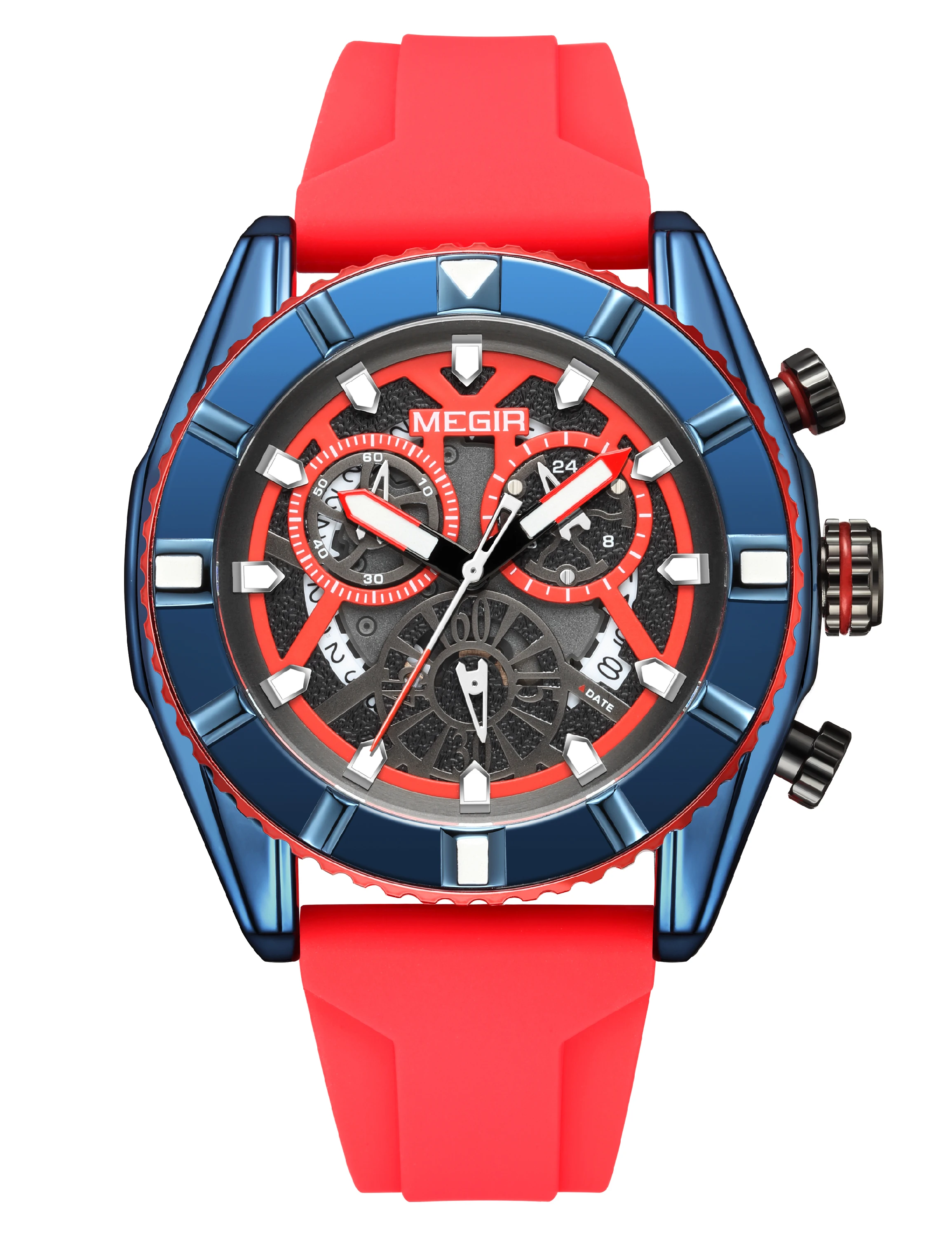 Relogio Masculino Megir Chronograph Quartz Watch 2209 Men Watches Top Brand Luxury