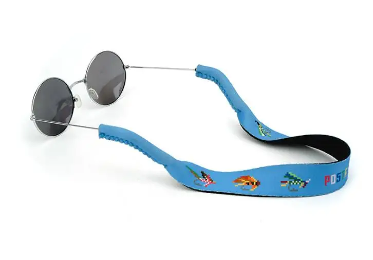 
Custom Floating Sunglasses Straps Lanyards Sports Safety Retainer Adjustable Custom Printed Neoprene Cord Lanyards 