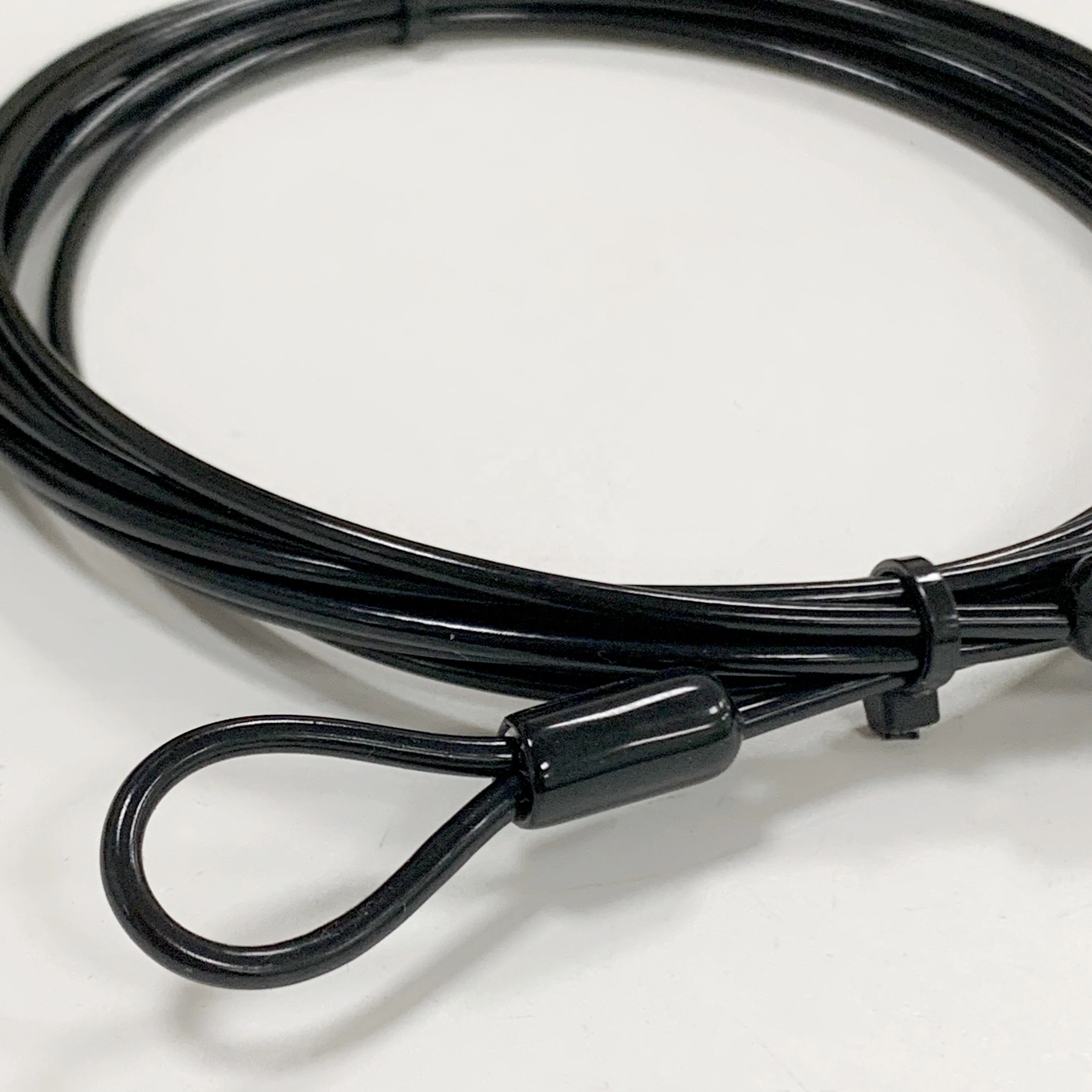 C-Pin Protective vinyl cover Double Looped PVC Coated Steel Wire Rope