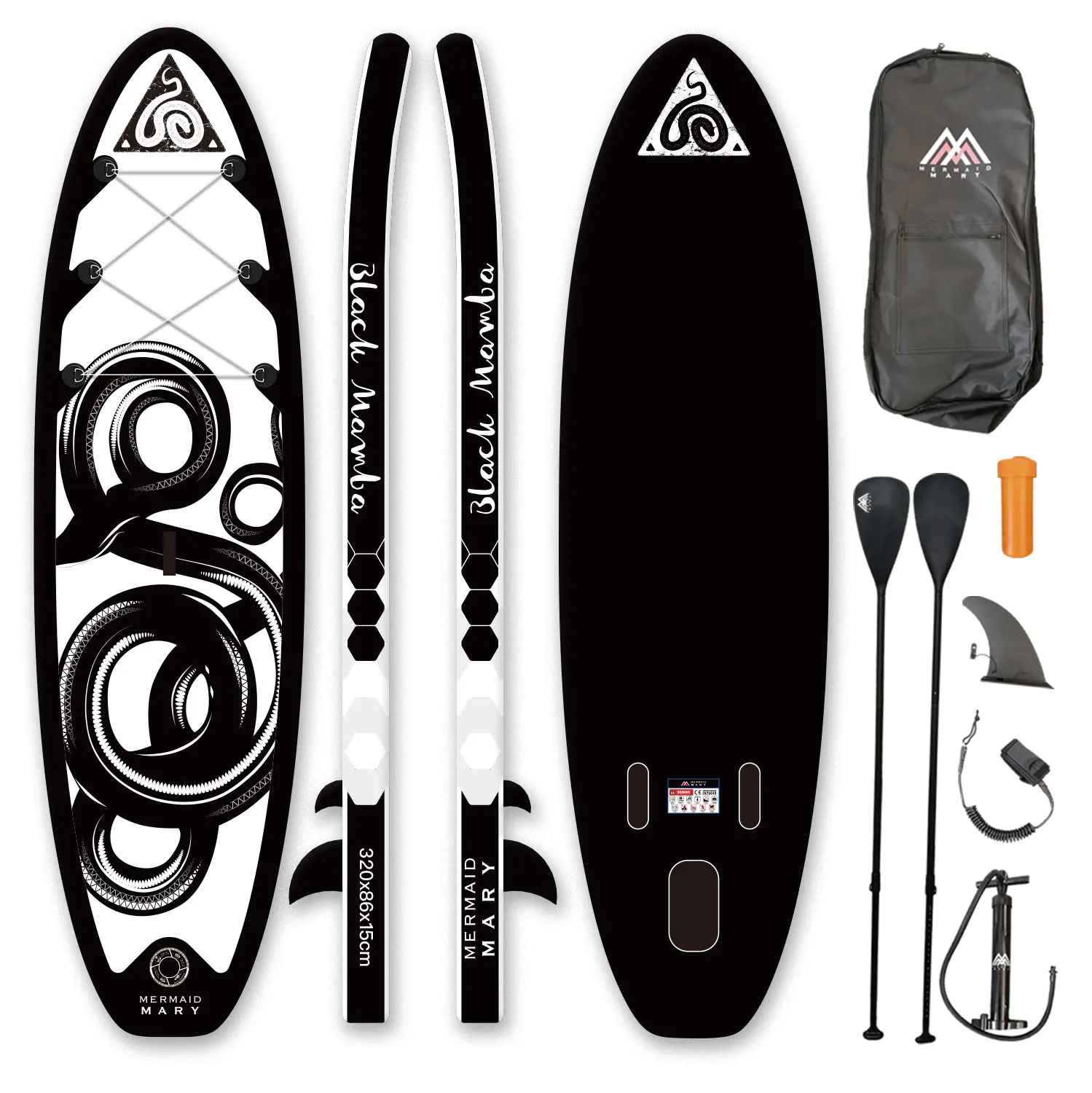 
SURBOARD TRACTION PAD ISUP DOUBLE LAYER DROP STITCH PADDLE BOARD STAND UP LIGHT WEIGHT 