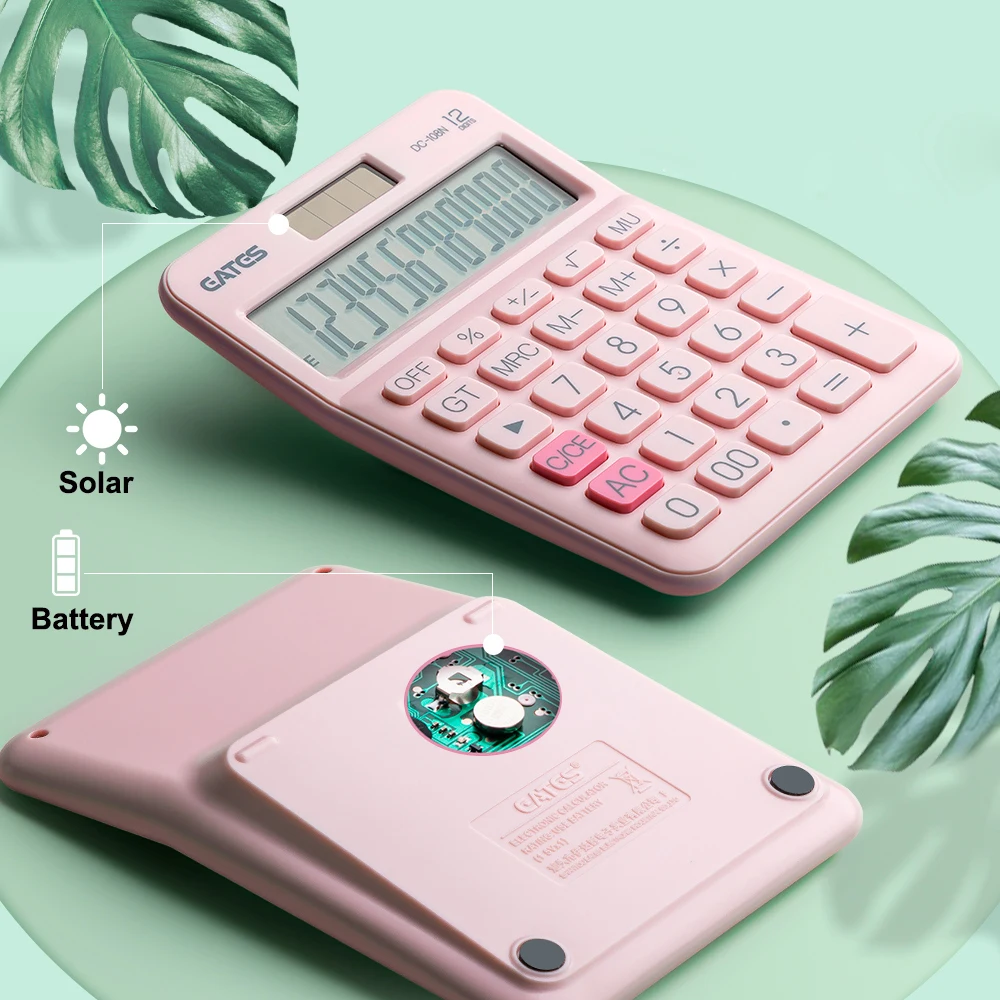 
Wholesale Custom Solar Calculator Desktop Calculator with Fashion Design for Business 