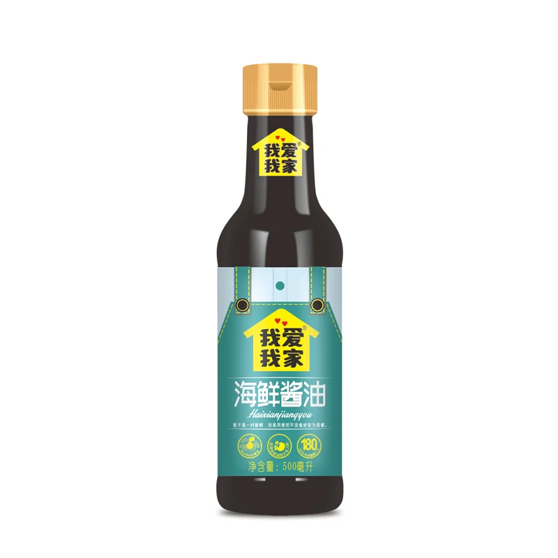 
European quality factory sale seafood soy sauce 500ml in low price 