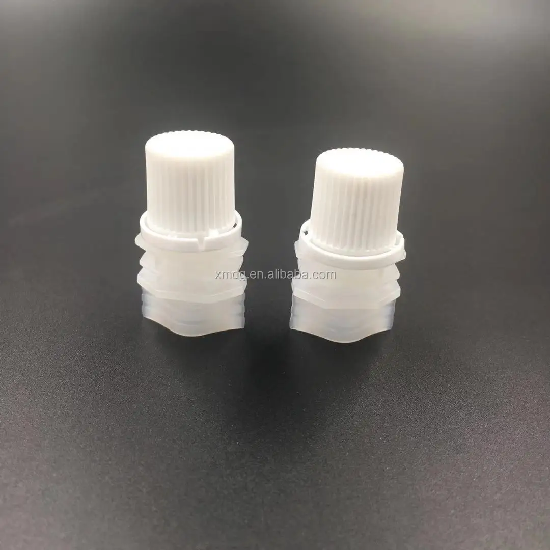 
flexible packaging pouch 8mm plastic cap for doypack 