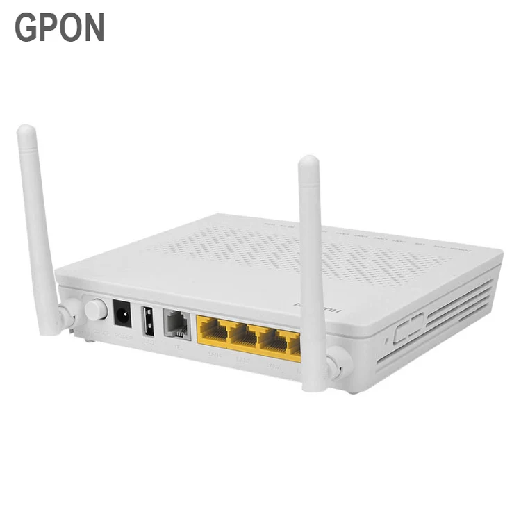 Whosale Price GEPON HG8546M 1GE+3FE+1POTS+1USB+WiFi 5dbi WIFI Optical Network Terminal Fiber Modem ONU XPON GPON ONT