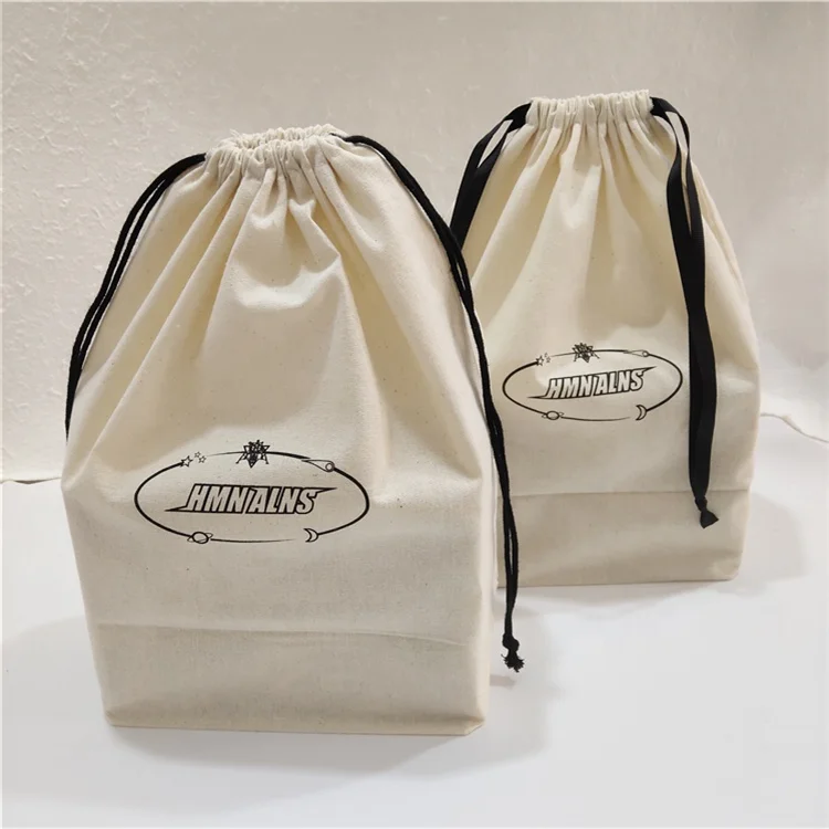 Chuanghua Customized Cotton Packaging Dust Bags For Handbags Luxury Custom Cotton Bag Drawstring With Bottom