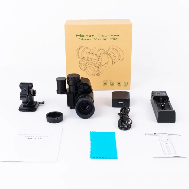Full Dark Use  120M 1080P CMOS Helmet Mounted Night Vision Monocular Camera