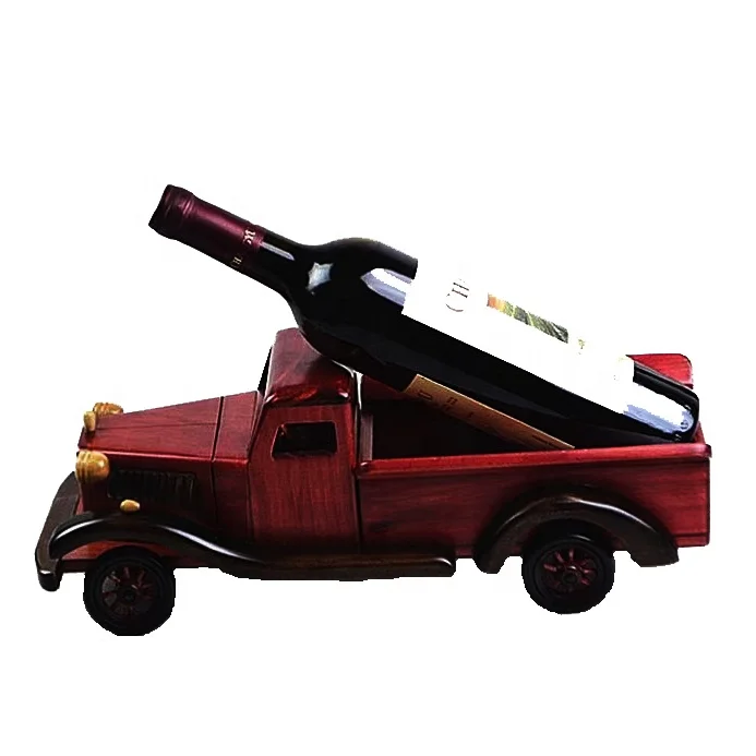 2022 color paint wood adult toys truck craft model wine rack factory