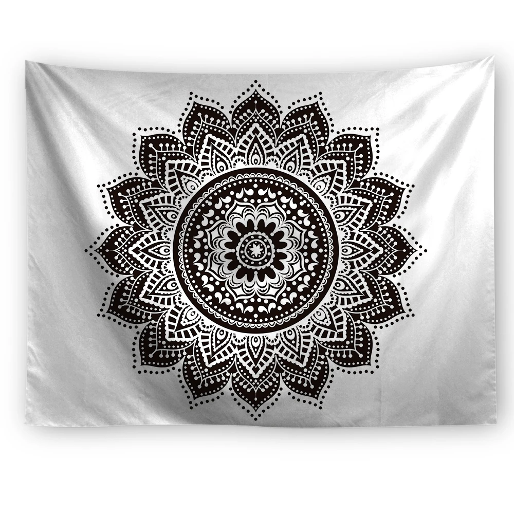 Популярный на Amazon, новый гобелен с мандалой, богемный настенный гобелен, цыганский Индийский подвесной гобелен