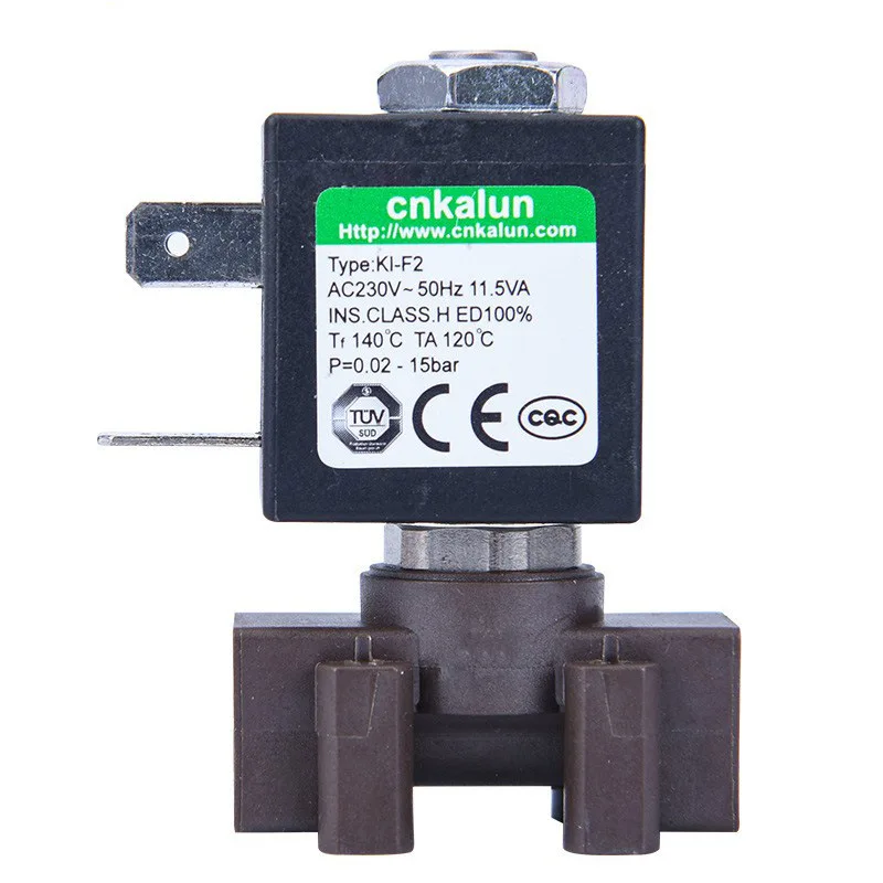 Normally Close KL-F2  Electric Brass or Plastic 12v 24v 220v 1/8  Inch For Water Control Two Way Magnetic Water Solenoid Valve