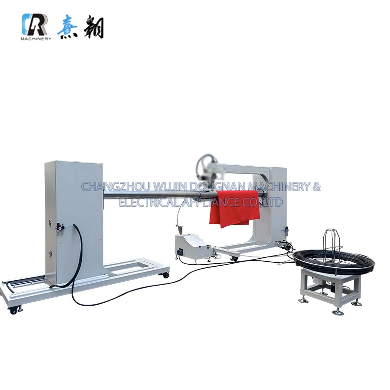 Hot Air Ducting Welder machine with Reinforced Tape PVC Ventilation Hose Making Machine