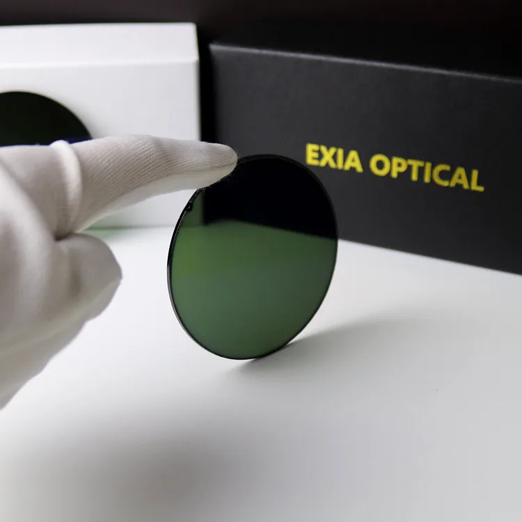 EXIA Lens E23C Resin Sunglasses Lenses Green SHMC UV400 Anti-Reflective Base Curve 0.5