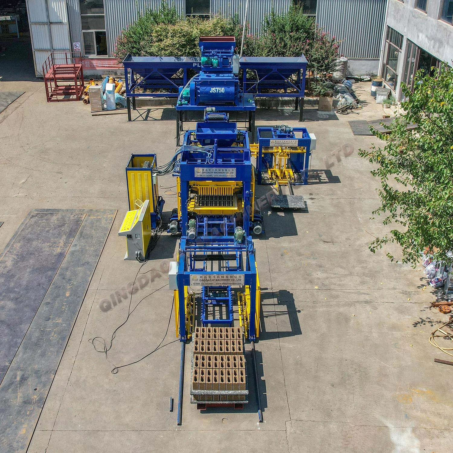 QT10-15 high block output automatic Siemens Yuken hydraulic cement different blocks hollow solid paver block brickmaking machine