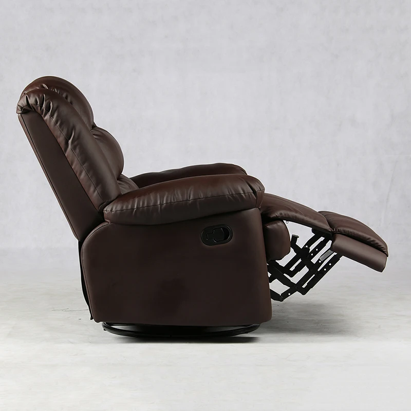 Wholesale Living room manual mechanism leather sofa cheap leather recliner massage sofa chair