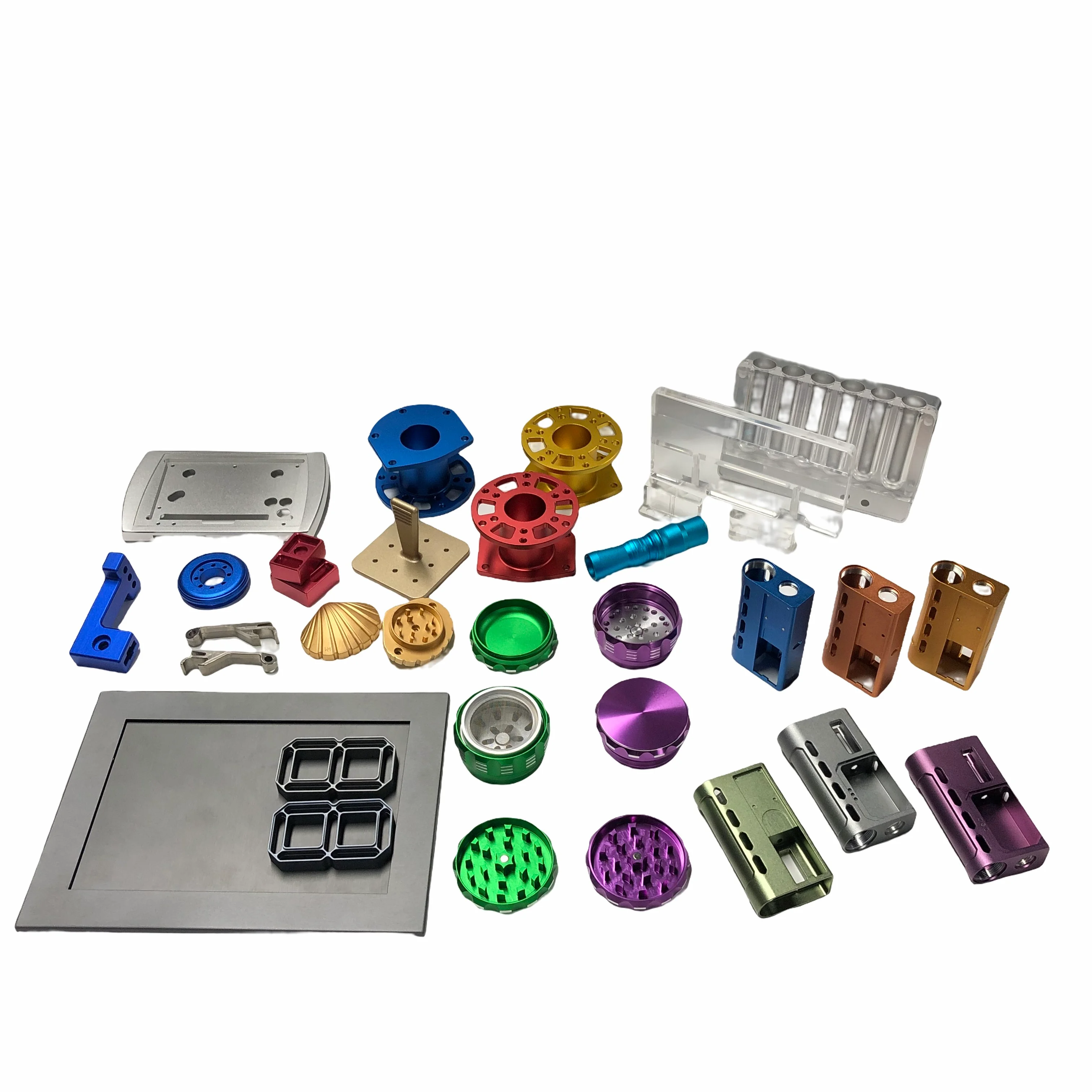 Custom 4 Axis Aluminum Anodizing  Powder coating Cnc Precision Parts Machining