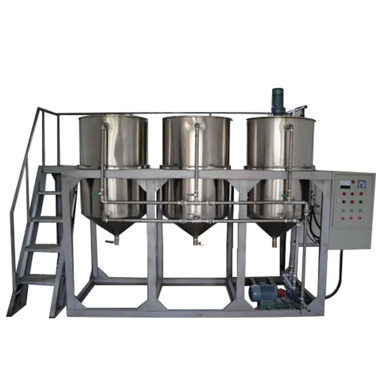 2000kg/d hot sale palm oil refinery/crude oil refining machine/ oil refining plant
