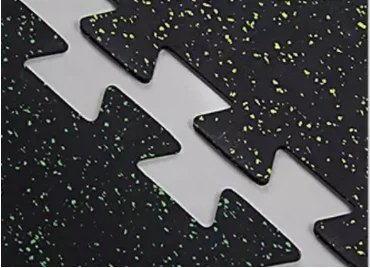 
visible interlock gym rubber floor roll noise absorbing rubber mat flooring 