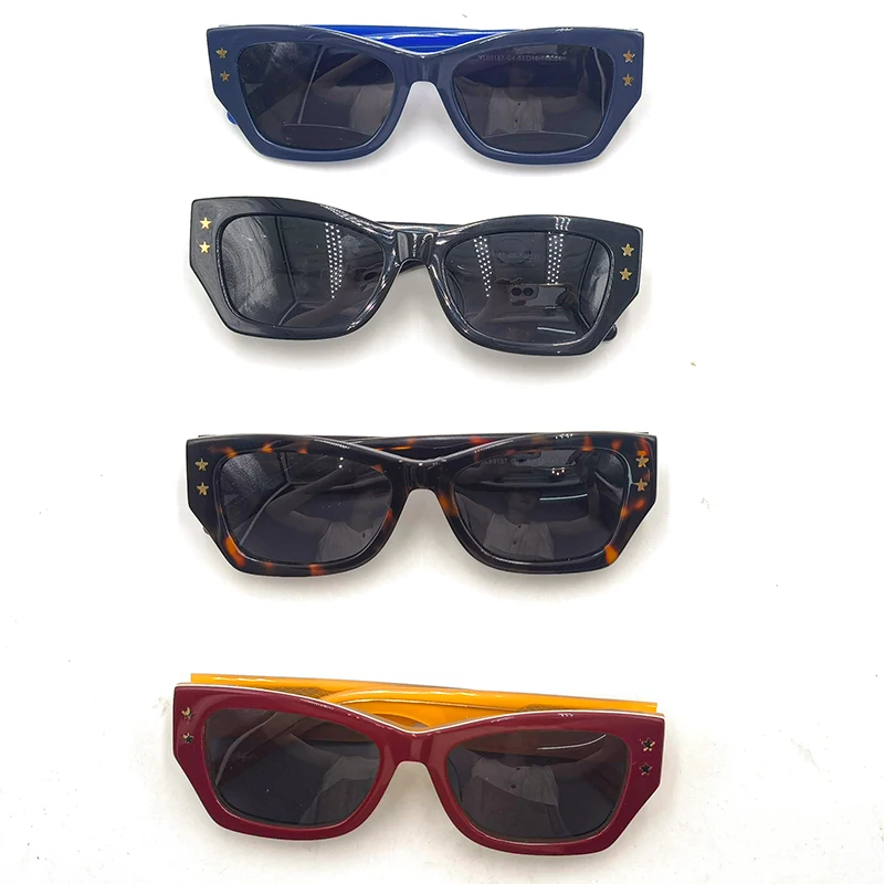 Glasses Manufactur Designer Men Women Sunglasses Logo Fashion Polarized Lens  Frame Acetate Handmade Luxury Brand Sunglasses