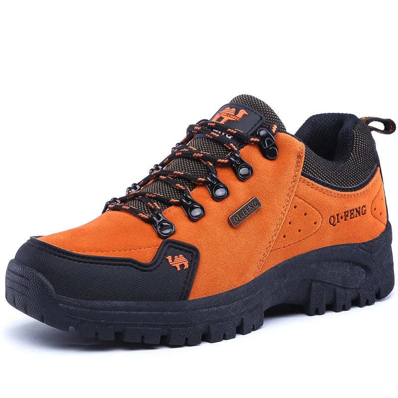 Sepatu Китай оптовая продажа замша из коровьей кожи OEM/ODM приемлемая мужская обувь походная для