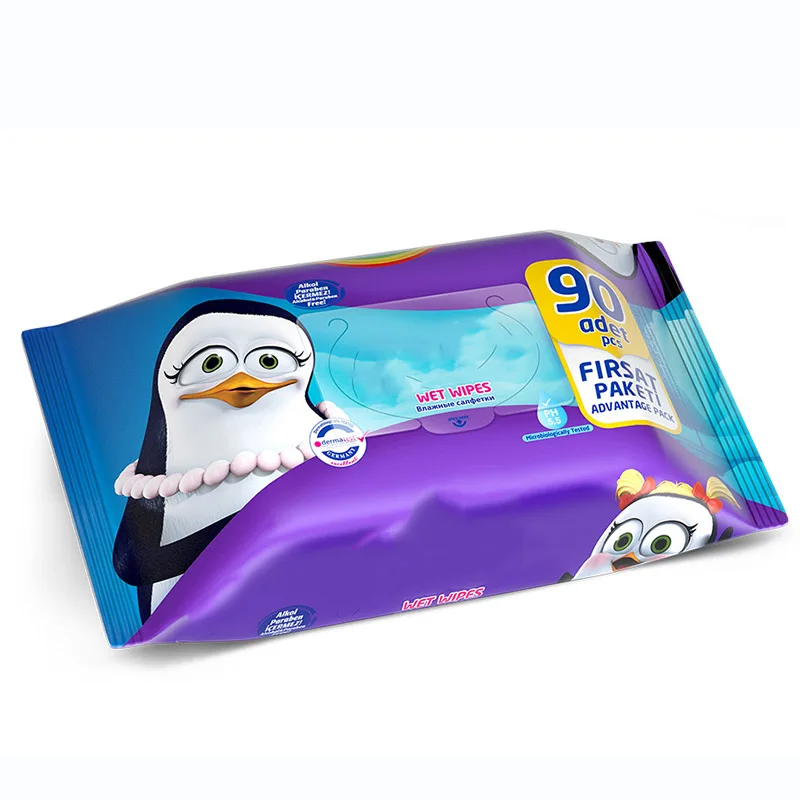 Customized Healthy and Safe Baby Wipes Hand and Mouth Cleaning Baby Wipe with Cute Package