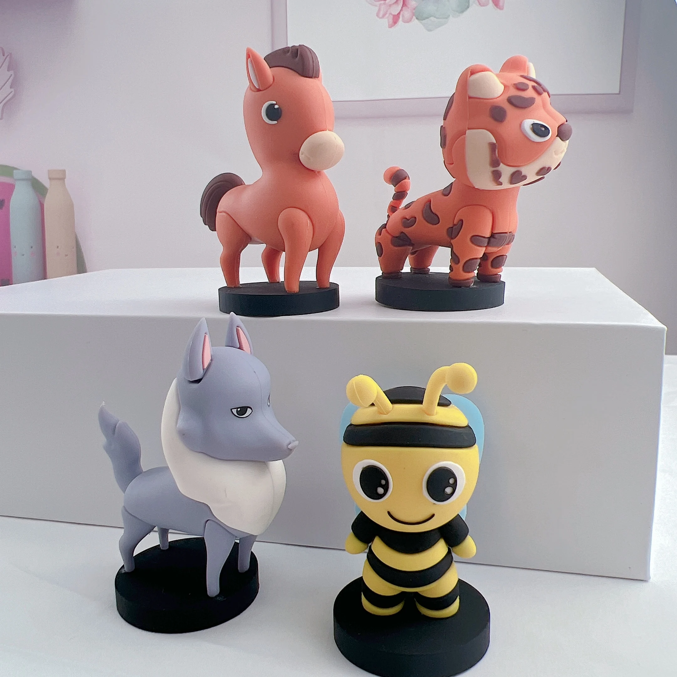 Manufacturer Custom Making Your Own Soft Plastic Vinyl Toy Honeybee Figures Pvc 3D Anime Character Dolls