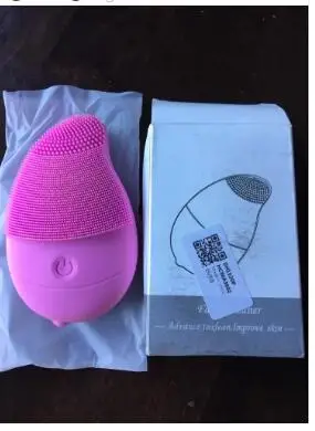 
Mini Silicone Electric Face Cleaning Massage Battery Powered Waterproof Facial Pore Deep Cleansing Brush Make Up Cleaner 