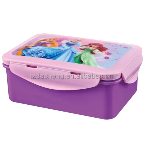 500 мл BPA бесплатно пластиковый Ланч-бокс с IML печать