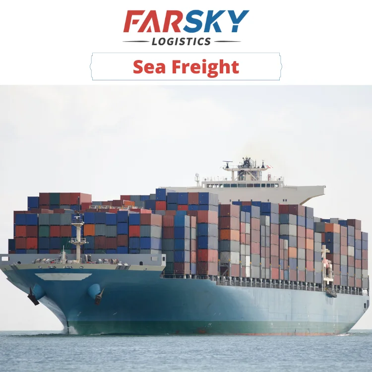 The Lowest Price DDP Sea Shipping Door To Door Large  cargo transportation channel Shipment From China To USA Europe